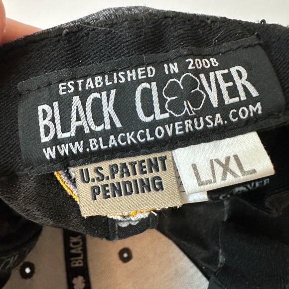 black clover live lucky arizona flag hat l xl memoryfit flexfit rolly rule gray - Picture 6 of 14